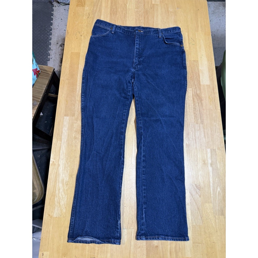 Vintage 90s Wrangler 947STR Cowboy Cut Jeans Mens 40x32 USA Stretch Denim